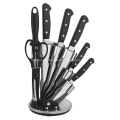 stainless steel knife block set